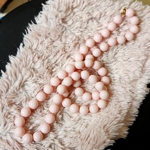 Barbiecore Retro Look Light Pink 36" Beads